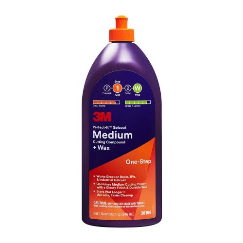 3m medium cutting compound wax