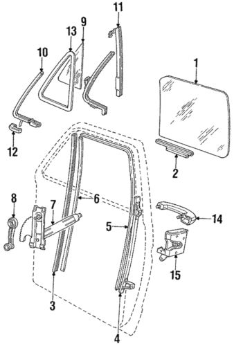 Genuine ford run channel d5uz-1121550-b