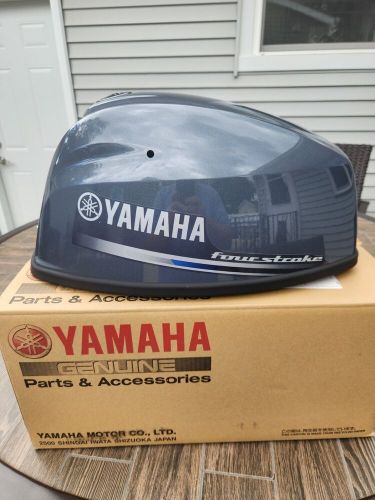 Yamaha t9.9 engine cowling cover grey low emission 6ea-42610 high thrust.. new