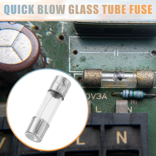 30pcs 20a quick blow glass tube fuse 250v 5x20mm 0.2x0.79 inch fuse for car