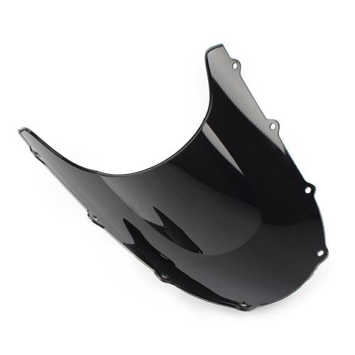 Fit kawasaki ninja zx9r 1998-1999 abs plastic front windshield  windscreen black