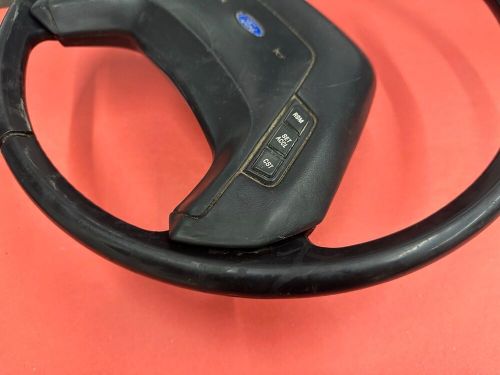 1988-1991 ford f-150 f-250 f-350 bronco rubber steering wheel cruise equipped!