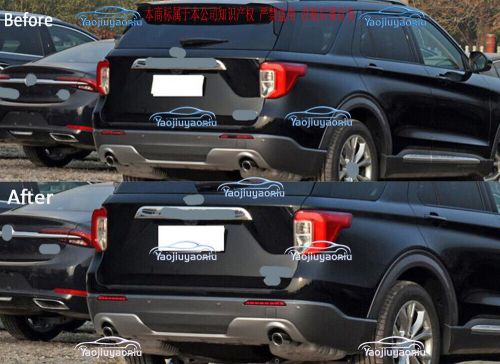 For ford explorer 2020-2024 black led rear bumper brake warning/turn signal 2pcs