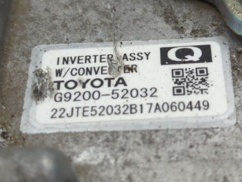 2017 toyota prius hybrid dc synergy drive power inverter xqkgy