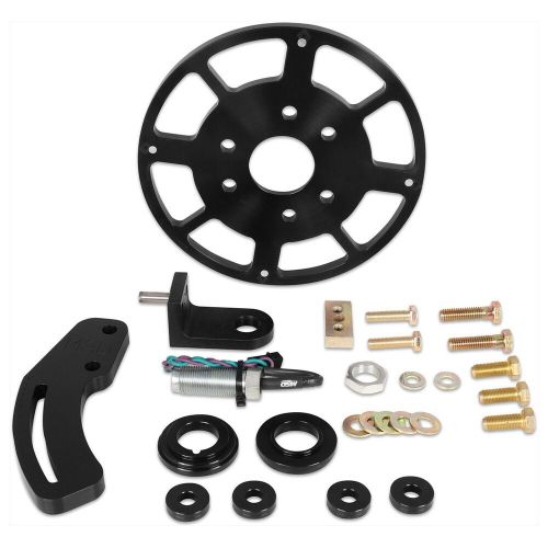 Msd black crank trigger kit small block chevy 8� balancer flying magnet ct wheel