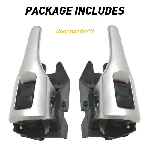 Door handles inside front silver + rear 2pair set for toyota matrix corolla