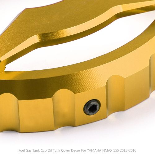 Gold billet fuel tank cap cover fit for yamaha nmax n-max 125 155 150 2015-2019