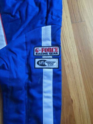 G-force blue racing gear suit size xl still in box nwt