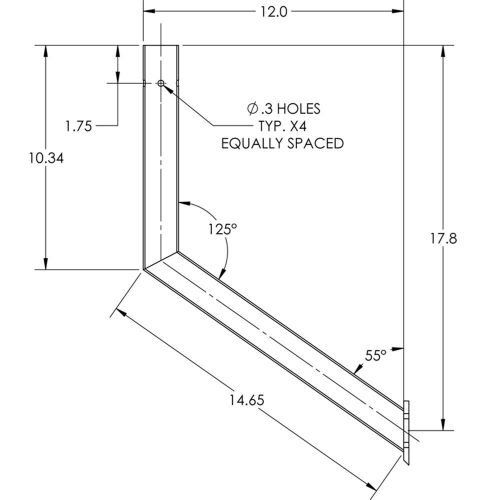 Taco stainless steel table column