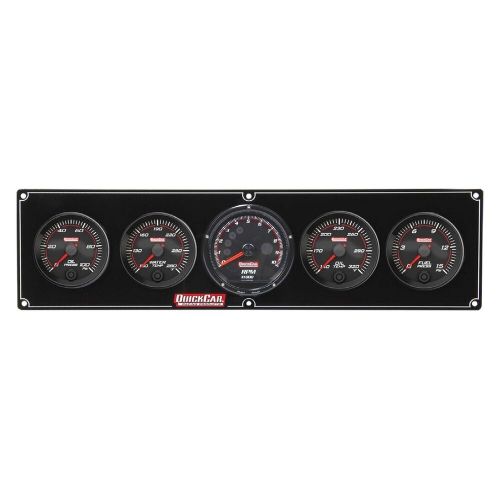 Quickcar racing 69-4027 - redline 4-gauge panel (oil pressure/water temp/oil