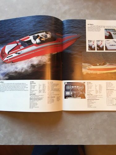 Century boat~boats~1987 original sales brochure~mint condition~coronado~resorter