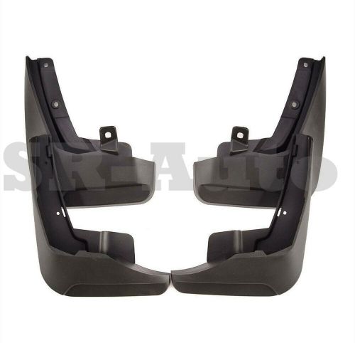 Genuine front &amp; rear splash guards mud flaps for 2022-2024 audi q4 e-tron s-line