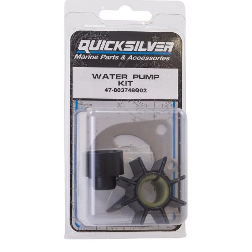 New quicksilver 803748q02 water pump impeller repair kit for mercury 9.9hp &amp; bf