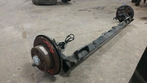 Rear axle beam for promaster 2500 van loaded less calipers and shocks