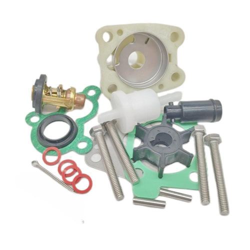 6bx-wg078-00 water pump impeller kit w/ thermostat replace for yamaha 4/5/6 hp