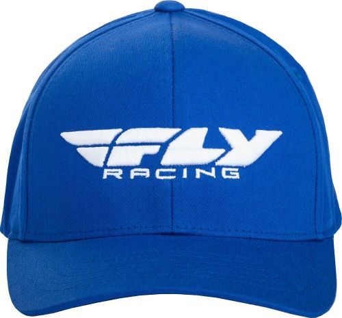 Fly racing podium youth flexfit hat blue