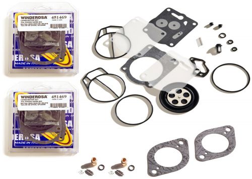 Seadoo 951 gtx gsx xp lrv rx dual carburetor rebuild kit needle seat base gasket