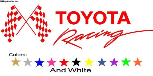 Trd toyota racing decal sticker tundra camry tacoma 4x4 street car parts motor