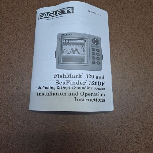 Eagle fishmark 320 owners operational manual