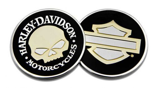 Harley-davidson &#034;&#034;h-d mirror skull&#034;&#034; 8008505 coin-