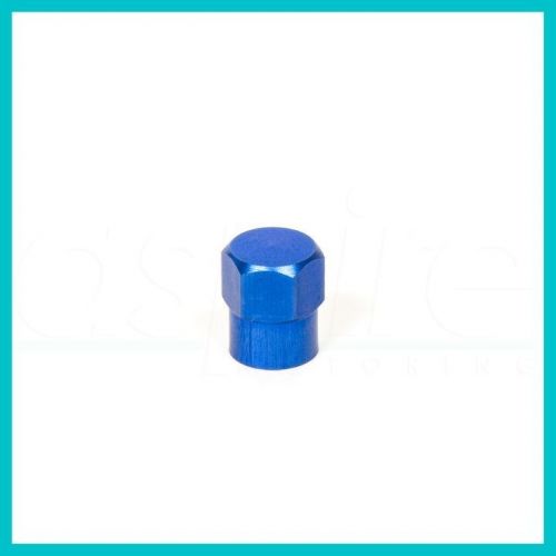 4 pcs wheel rim tire blue universal valve stem cap for car truck bike