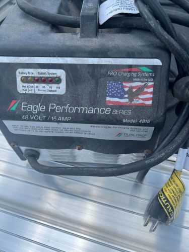 Eagle performance 4815 series 48v 15a battery charger for ev golf carts used