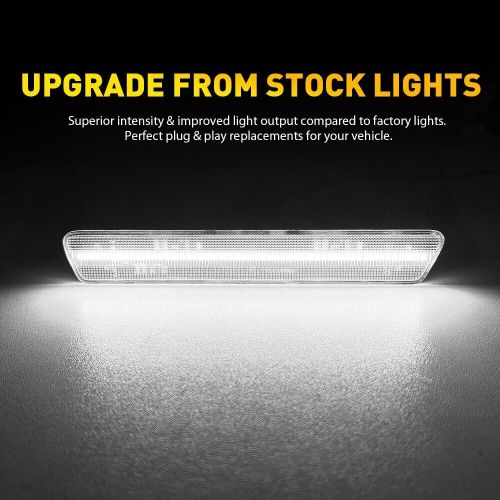 Clear lens rear led strip side for lights fit marker 1999-2004 ford mustang ip67