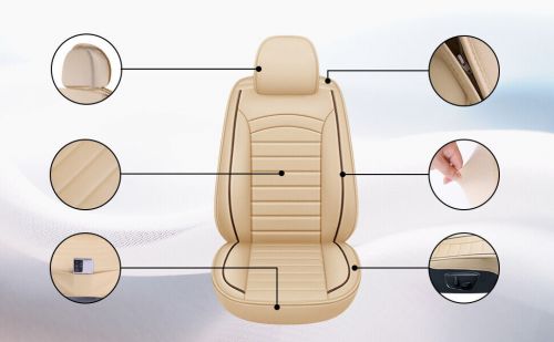 Car seat covers leather front cushion pads for jeep grand cherokee wrangler