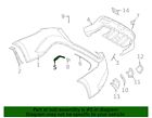 Genuine mercedes-benz bumper trim 167-885-78-07