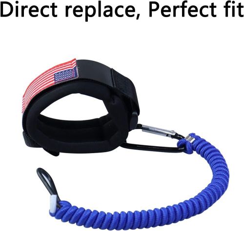 Boat kill switch lanyard with wrist strap compatible mercruiser blue