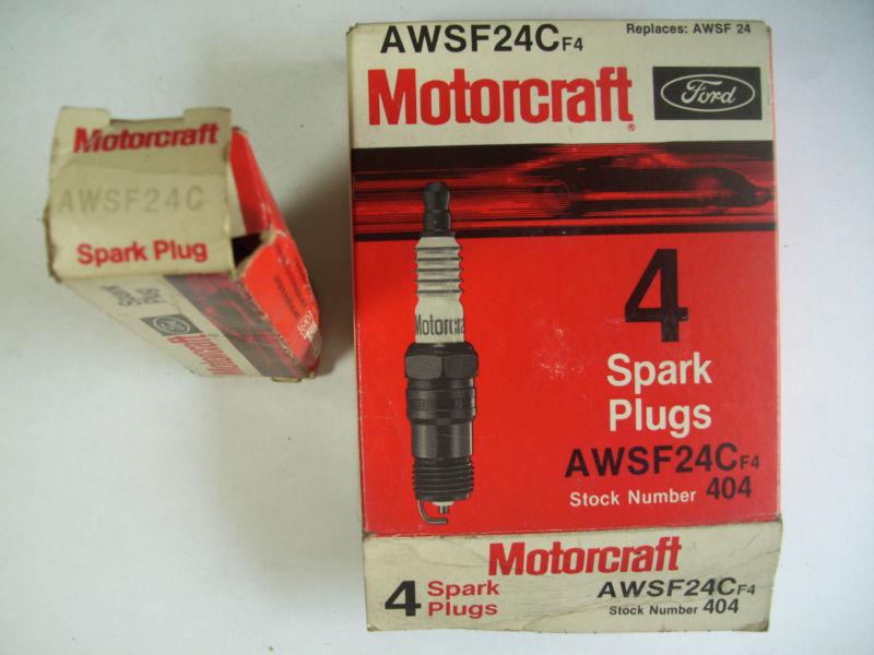 Motorcraft awsf24c spark plug (5 lot) new  plug5