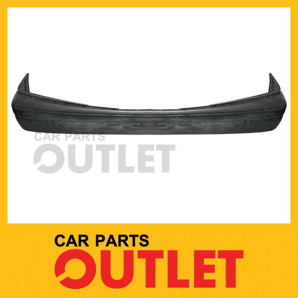 1987-1990 tercel rear bumper raw matte black non primed 1989 2door coupe base/dx