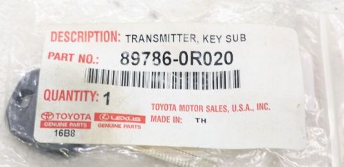 New oem transponder chip key blank 897860r020 for toyota 2013-2022