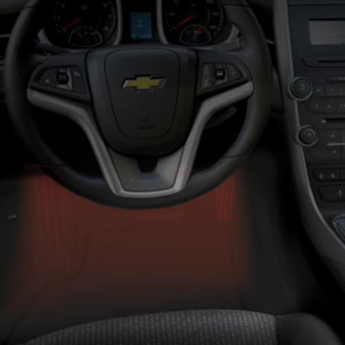 2013 chevrolet malibu front footwell ambient lighting kit by chevrolet 22983212