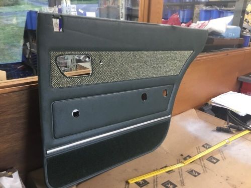 Peugeot 505 saloon 1979-1985 door card panel upholstery  right rear door green