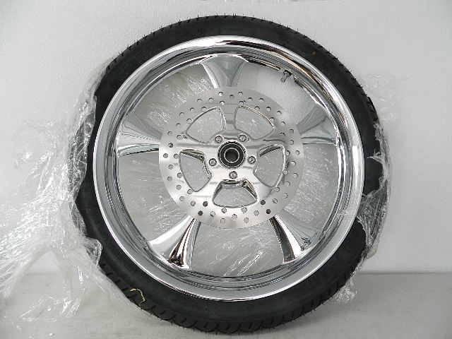 Nos oem 08 and newer harley softail renegade monterray front wheel rim w/tire