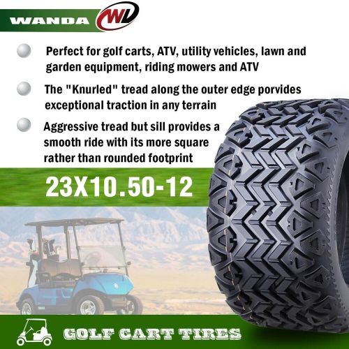 Wanda 23x10.5-12 golf cart atv tires 4 ply 23x10.5x12 14034