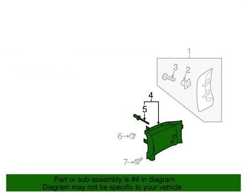 Genuine kia air duct 87762-j5000