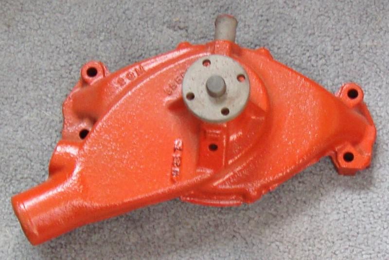 Chevy corvette big block water pump dated  h 23 7   nice!!!