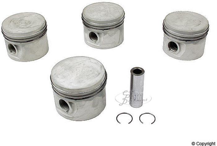 Mahle piston w/rings