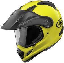 Arai xd4 motocross  helmet, fluorescent yellow , size large, free shipping