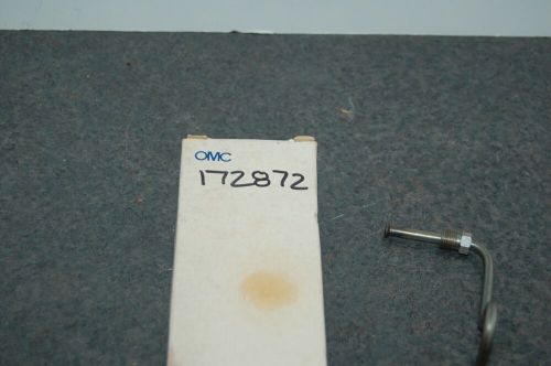 Nos genuine omc 172872 stainless trim line 0172872 johnson evinrude new old oem