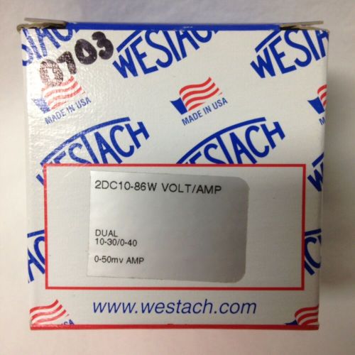 Westach volt / ammeter model 2dc10-86w 10-30 volts 0-40 amps 2&#034; round