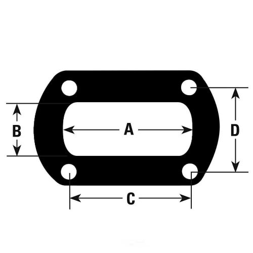 Exhaust muffler gasket ap exhaust 9245