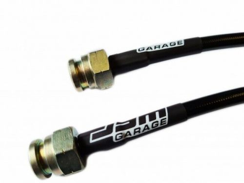 Jdmgarageuk braided 4 brake line kit for mitsubishi evo 8