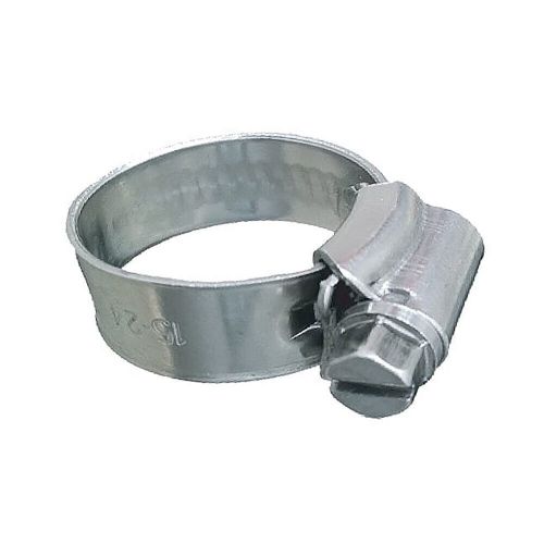 Trident marine 705-0121 316 ss non-perforated worm gear hose clamp - 3/8&#034; band -