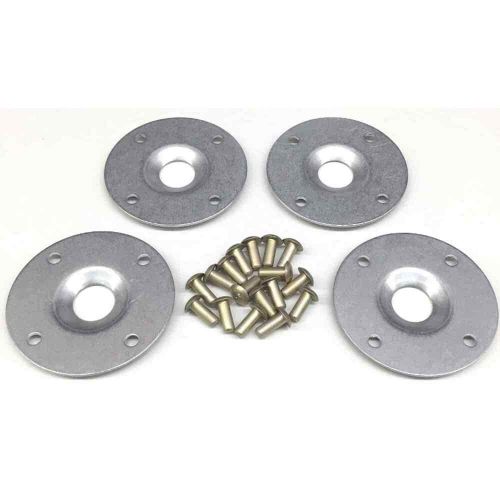 Collector tethers 4500-004r round quarter turn fastener doubler plates diameter: