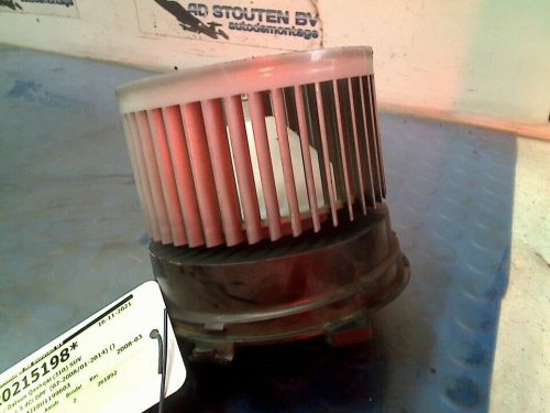 Heater blower motor nissan qashqai (j10) suv 1.5 dci dpf (k9k-292) 2008-