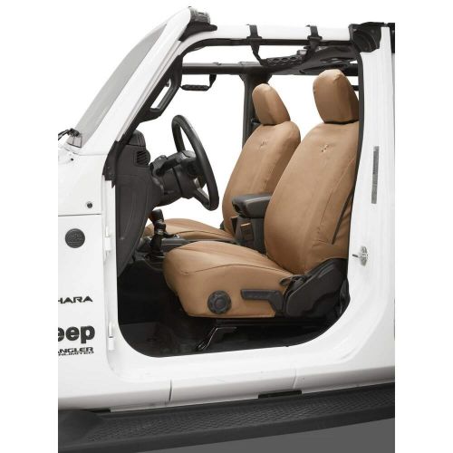 Bestop 2929304 tan seat cover, front- jeep wrangler 2018-current jl 2-door