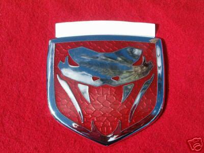 2004-2006 dodge viper "red" emblem oem mopar!